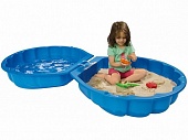 Песочница-бассейн детская с крышкой "Ракушка" 1,08*0,78*0,19 м